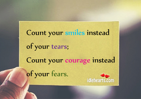 Count Your Smiles Instead Of Your…
