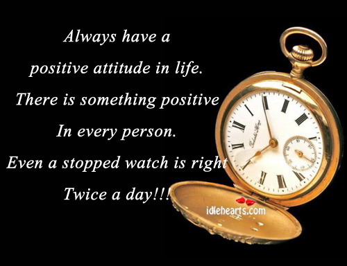 always be positive