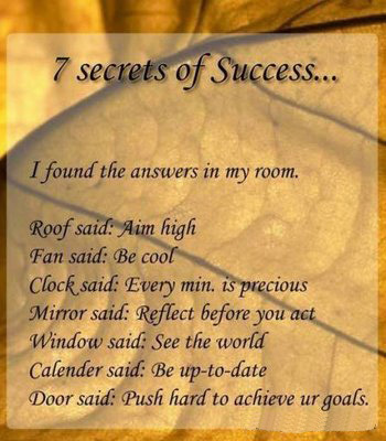 7 secrets of success Advice Quotes Image