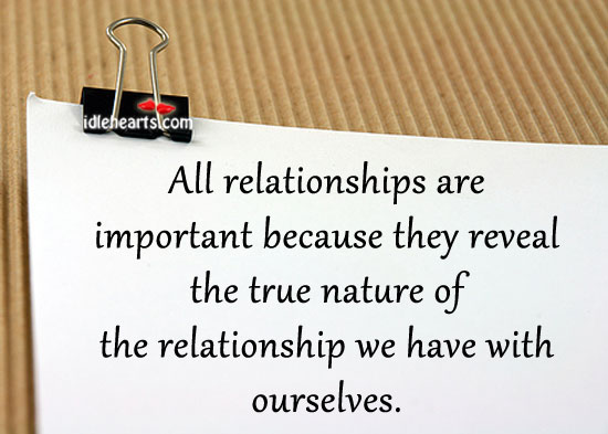All relationships are important Image