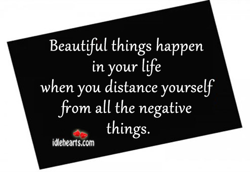 Beautiful things happen in your life Image