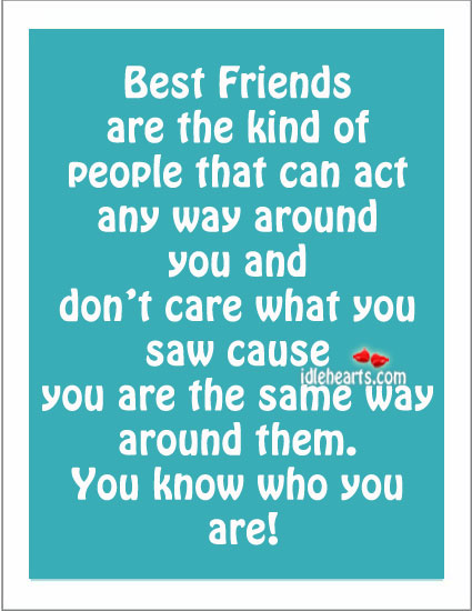 Best friends are the kind of people who laugh or cry with you Friendship Quotes Image