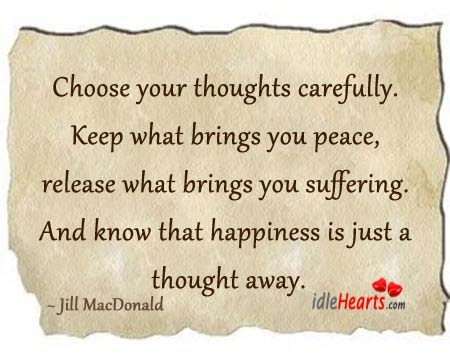 Keep what brings you peace, release what brings you suffering. Image