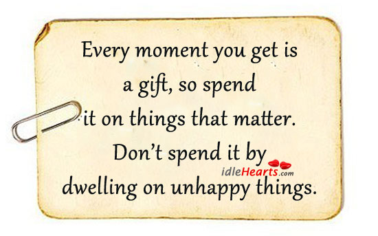 Every moment you get is a gift Image