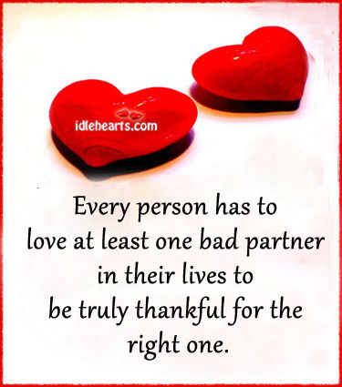 Every person has to love at least one bad partner in their lives Image