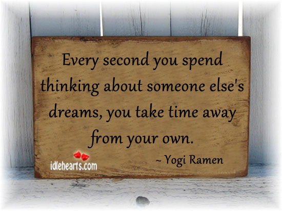 Every second you spend thinking about someone Image