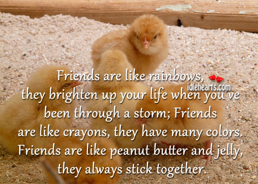 Real friends always stick with us and support us Friendship Quotes Image