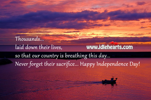 Happy independence day! Independence Day Quotes Image