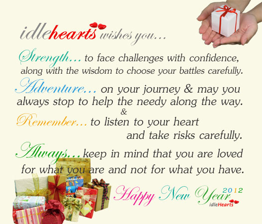 Happy new year 2012 New Year Quotes Image