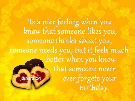 Its a nice feeling when you know that someone like you. Image