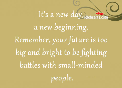 It’s a new day, a new beginning. Image