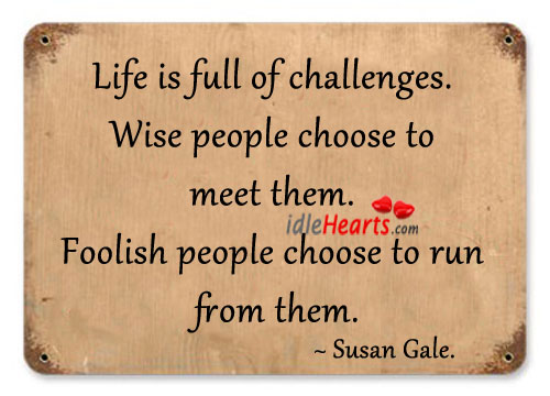 Life is full of challenges Image