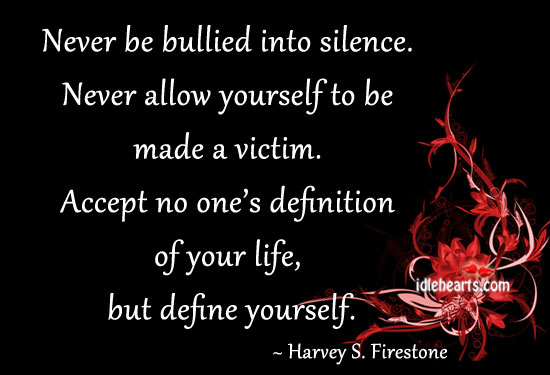 Accept no one’s definition of your life. Harvey S. Firestone Picture Quote