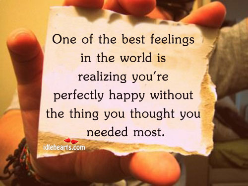 One of the best feeling in the world is. Image