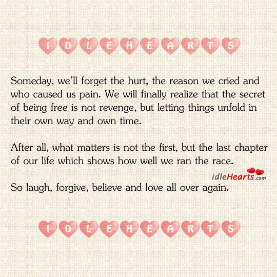 The last chapter of our life shows how well we ran the race Secret Quotes Image