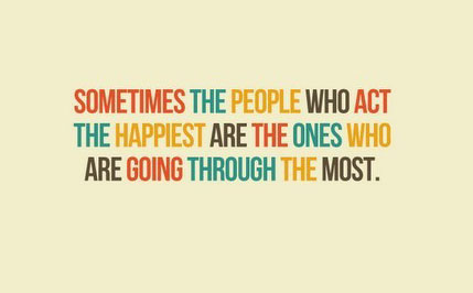 The people who act the happiest. Image
