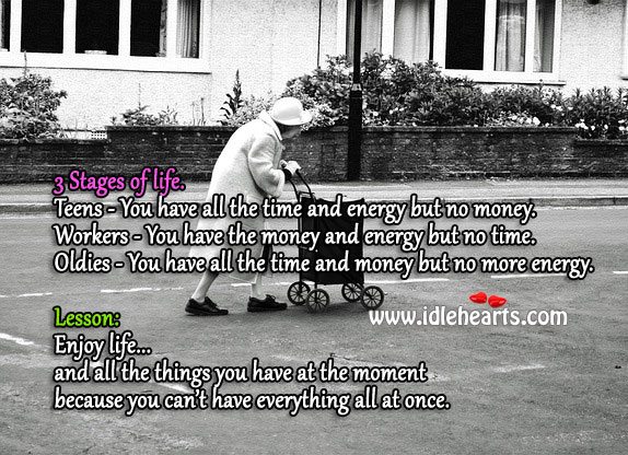 The stages of life Teen Quotes Image