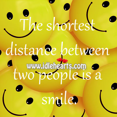 Shortest distance between two people Image