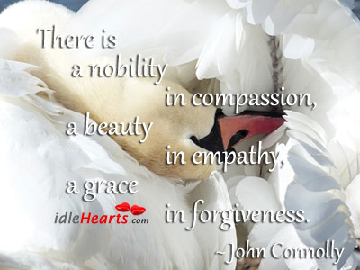 A grace in forgiveness. Image