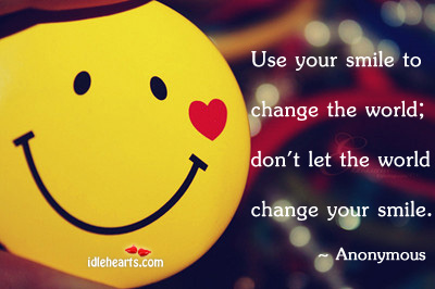 Use your smile to change the Image