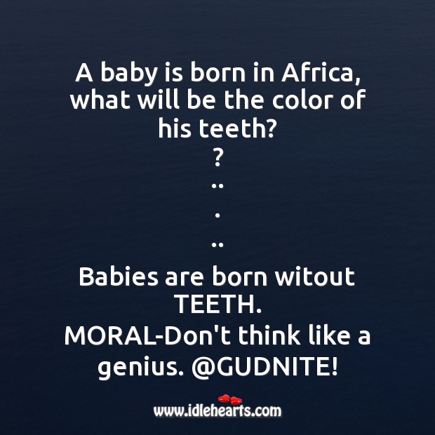 A baby is born in africa Image