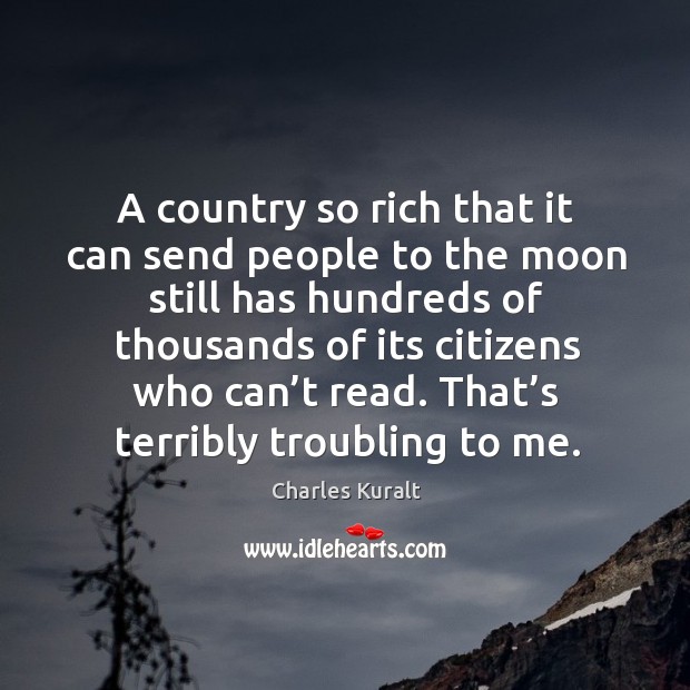 A country so rich that it can send people to the moon still has hundreds of thousands Image