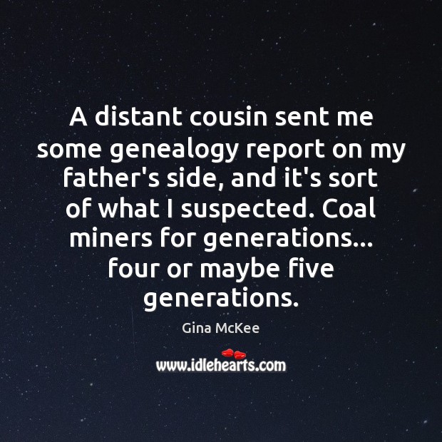 A distant cousin sent me some genealogy report on my father’s side, Image