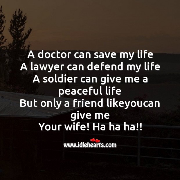A doctor can save my life Image