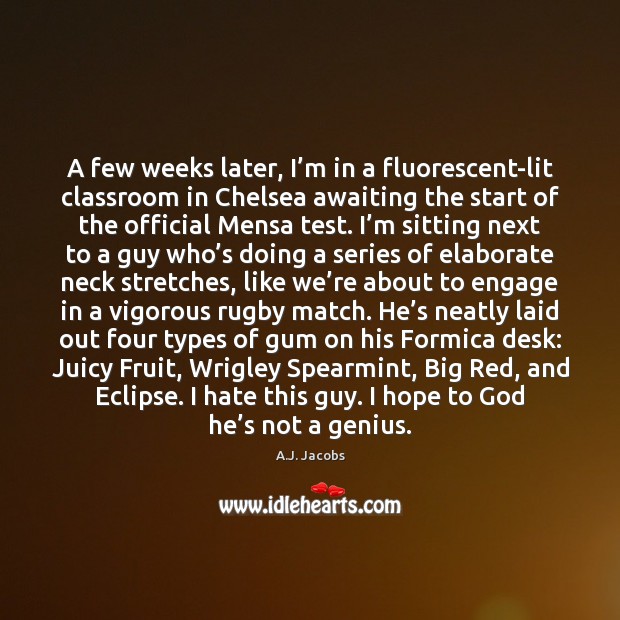 A few weeks later, I’m in a fluorescent-lit classroom in Chelsea Image