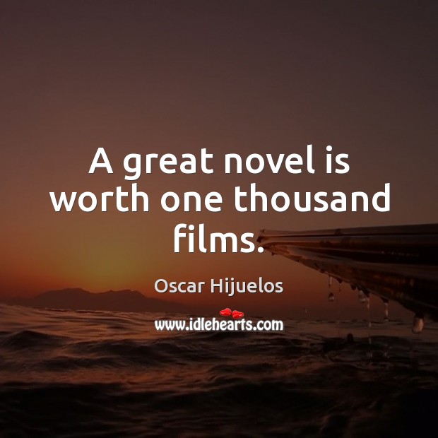 A great novel is worth one thousand films. Image