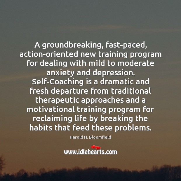 A groundbreaking, fast-paced, action-oriented new training program for dealing with mild to Image