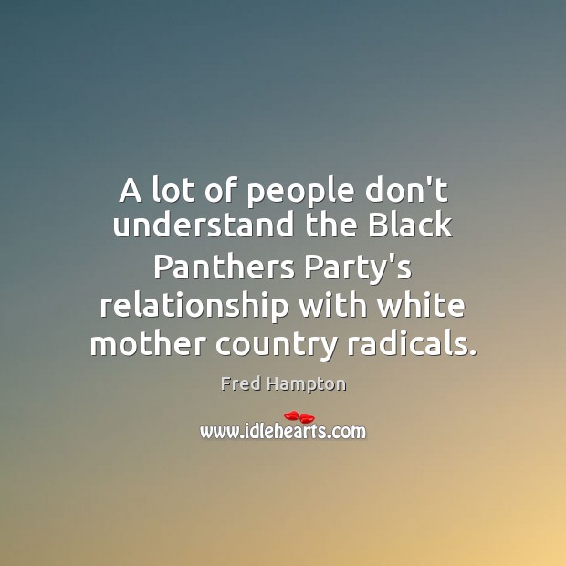 A lot of people don’t understand the Black Panthers Party’s relationship with Image