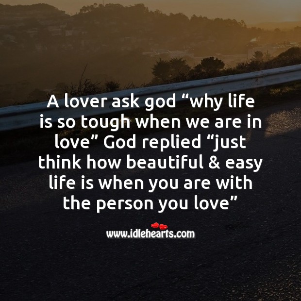A lover ask God Image