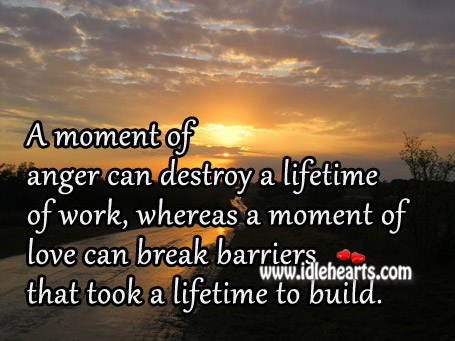 Love can break barriers Advice Quotes Image
