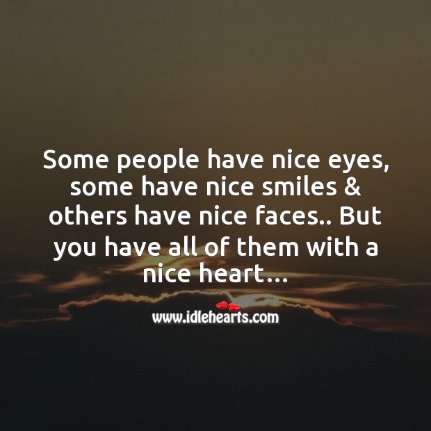 A nice heart Love Messages Image