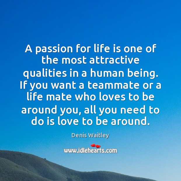 A passion for life is one of the most attractive qualities in Image