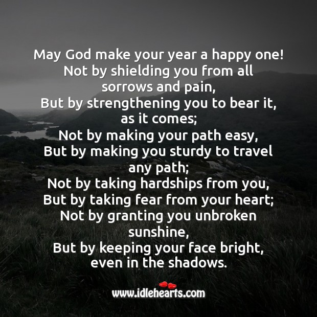 New Year’s Prayer! Happy New Year Messages Image
