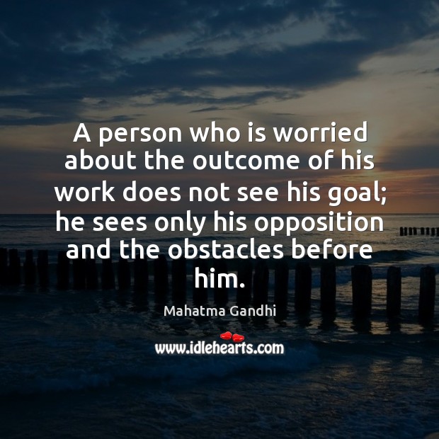 A person who is worried about the outcome of his work does Image