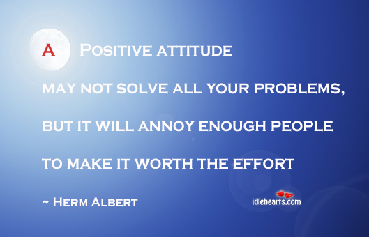 A positive attitude is important in life Attitude Quotes Image