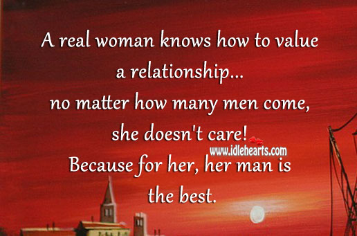 A real woman knows how to value a relationship. Relationship Tips Image