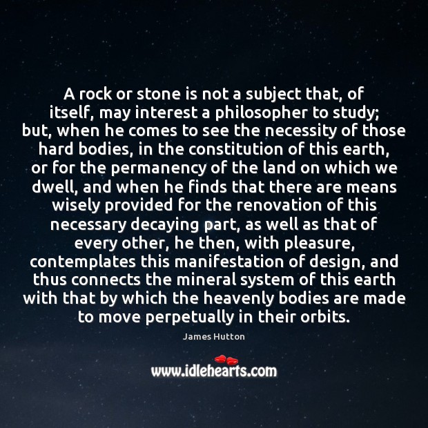 A rock or stone is not a subject that, of itself, may Image