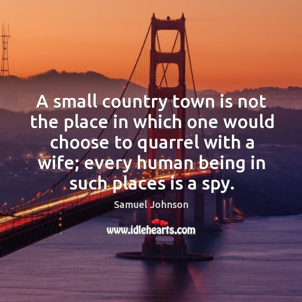 A small country town is not the place in which one would Image
