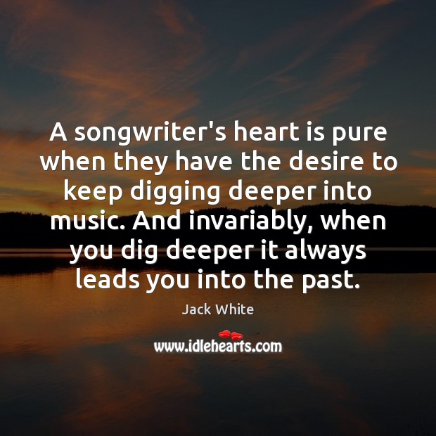 A songwriter’s heart is pure when they have the desire to keep Image