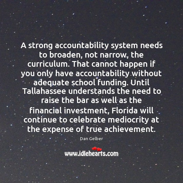 A strong accountability system needs to broaden, not narrow, the curriculum. That Image