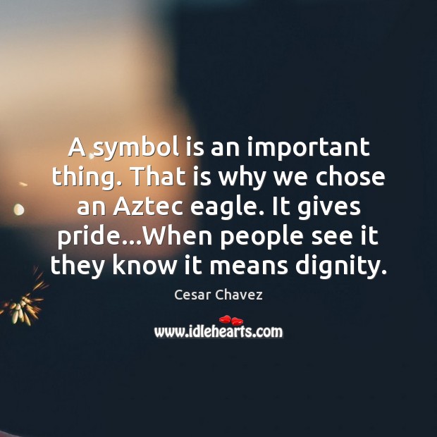 A symbol is an important thing. That is why we chose an Image