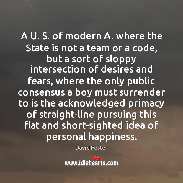 A U. S. of modern A. where the State is not a Image