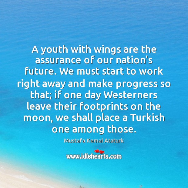 A youth with wings are the assurance of our nation’s future. We Image