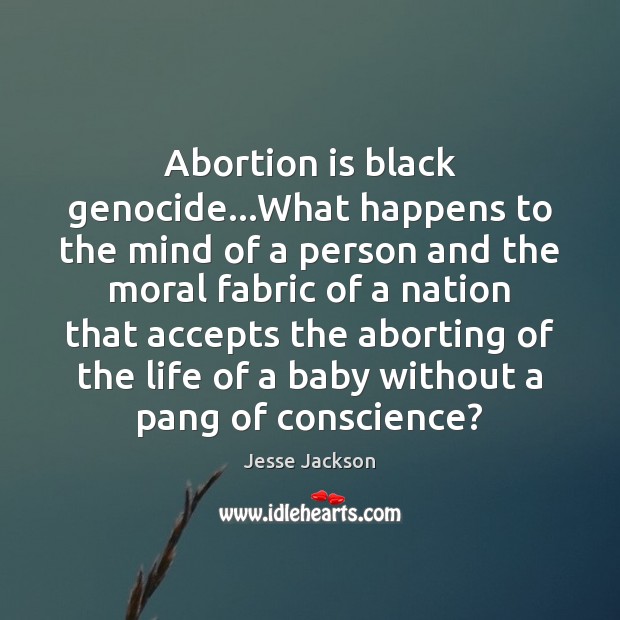 Abortion is black genocide…What happens to the mind of a person Image