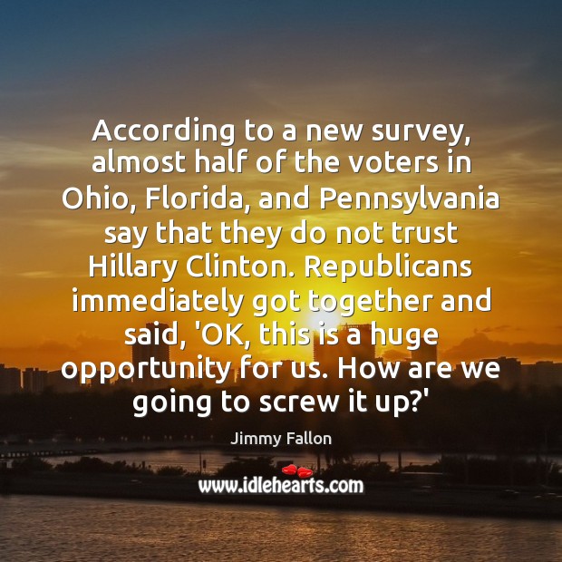 According to a new survey, almost half of the voters in Ohio, Image