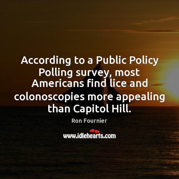According to a Public Policy Polling survey, most Americans find lice and Image